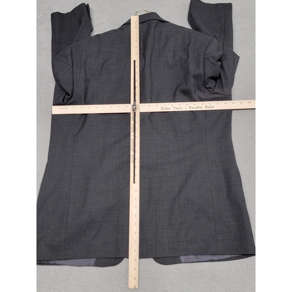Brooks Brothers Blazer Mens 48R Gray Brooksease Worsted Wool Single Vented USA - Picture 9 of 14
